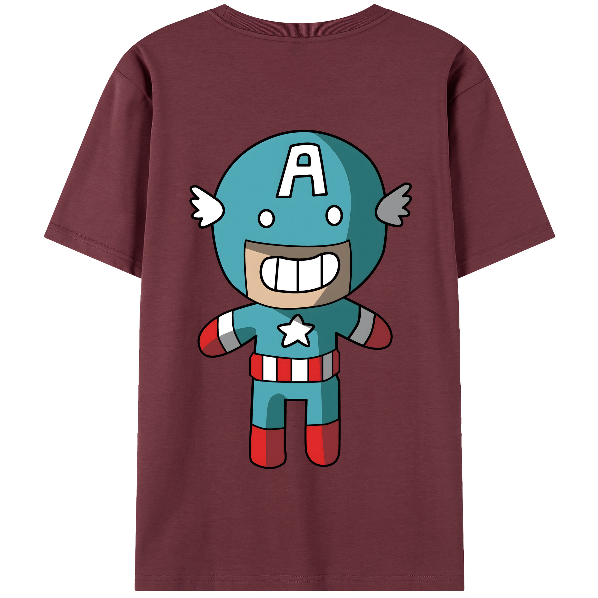 （画像用） アベンジャーズ The Avengers 綿100％半袖Tシャツ（背面プリント）